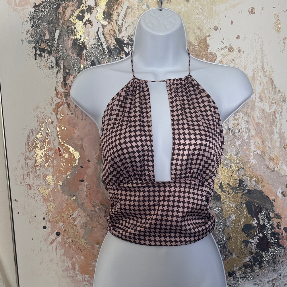 Princess Polly Checkered Crop Top